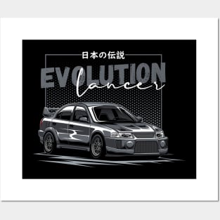 Lancer Evo 5 Posters and Art